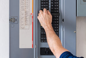 resetting tripped breaker